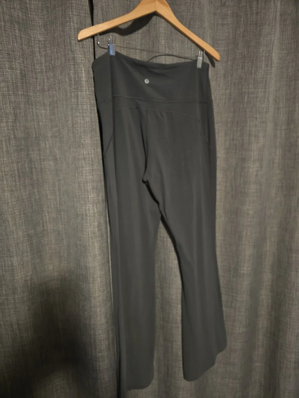 Lululemon Nulu Groove Super-High-Rise Flared Pants Graphite Grey Size 14